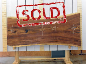 Guanacaste Live Edge Wood Slab - G15345