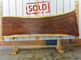 Guanacaste Live Edge Wood Slab - G15362