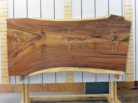 Guanacaste Live Edge Wood Slab - G15388