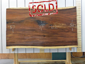 Guanacaste Live Edge Wood Slab - G15456