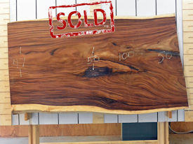 Guanacaste Live Edge Wood Slab - G15460
