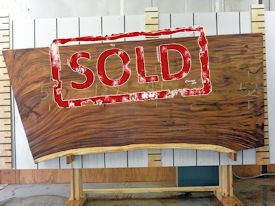 Guanacaste Live Edge Wood Slab - G15468