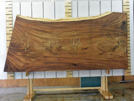 Guanacaste Live Edge Wood Slab - G15469