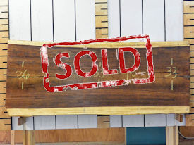 Guanacaste Live Edge Wood Slab - G1577