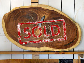 Guanacaste Live Edge Wood Slab - H15297 Guanacaste Live Edge Wood Slab - H15297