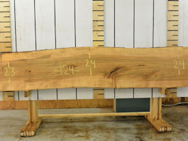 Curly Maple Live Edge Wood Slab - CM001 Curly Maple Live Edge Wood Slab - CM001
